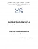 Liderazgo pedagógico del directivo en el desempeño docente de la U.E.N. “Leonor de fernández”