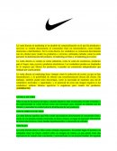 Plan de negocio de un emprendimiento. Caso Nike