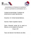 Cuidados de enfermería en salud reproductiva