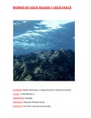 Biomas de agua salada y agua dulce