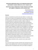 Percepcion social del A.H. Heroes de Jactay- Huanuco 2022