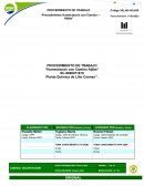 Procedimiento Humectación con Camión Aljibe