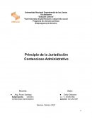 Principio, Alcance y Competencia de la Jurisdicción Contencioso Administrativo