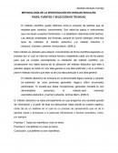 Metodologìa de la investigaciòn en ciencias sociales: fases, fuentes y selección de técnicas