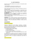 Resumen arte medieval