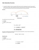 Taller Matemática Financiera