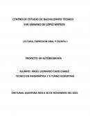 Proyecto: Mi autobiografía