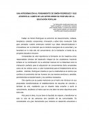 La instrucción social para hacer una nación prudente