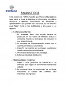 Análisis FODA - PepsiCo