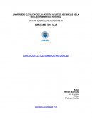 Evalucion 2 : los numeros naturales
