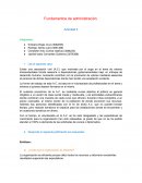 Fundamentos de administración. Actividad 5