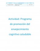 Programa de promoción del envejecimiento cognitivo saludable