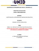 El proyecto de investigación educativa