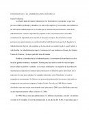 Introduccion a la administracion cientifica