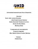 Fundamentos de mercadotecnia Proyecto integrador
