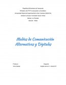 Medios de Comunicación Alternativos y Digitales