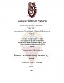 Proceso administrativo (planeación)