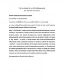 Patologías de la epistemología