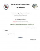 Ensayo sobre el entorno social productivo