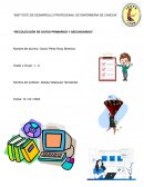 Recolección de datos primarios y secundarios