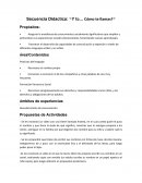 Secuencia Didáctica: “Y tú... Cómo te llamas?”