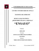 Desigualdad material: ¿Redistribución de la riqueza?