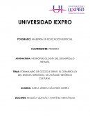 Formulario de Google Drive. el desarrollo del sistema nervioso, un análisis histórico cultural