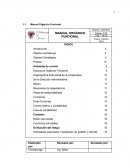 Manual organico funcional