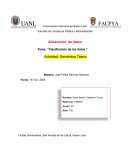 Clasificación de los datos