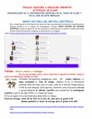 Breve historia del mètodo cientìfico