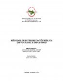 Métodos de interpretación bíblica (Devocional e inductivo)