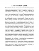 La mancha de grasa