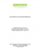 Aplicaciones de las ecuaciones diferenciales