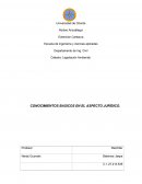 Conocimientos basicos en el aspecto jurídico