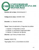 Caso de aplicación Pregúntale a Chuck .Casos de capitulo 11-12-13 robins