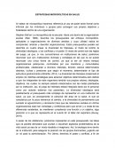 Estrategias micropolíticas en salud