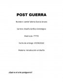 Arte de la postguerra