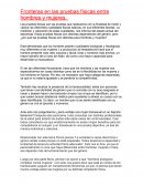 Fronteras en las pruebas físicas entre hombres y mujeres