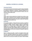 Desarrollo historico de la sociedad