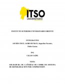 Soldadura de cañerías de cobre de sistema de refrigeración por comprensión