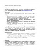 Diseño y evaluación de políticas públicas regionales y urbanas