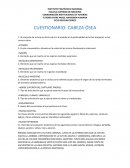 Cuestionario cabeza ósea