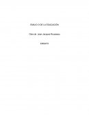 Emilio o de la educación. Obra de Jean-Jacques Rousseau