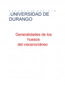 Generalidades de los huesos del viscerocráneo