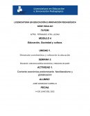 Corriente económica predominante. Neoliberalismo y globalización