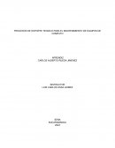 Procesos de soporte tecnico para el mantenimiento de equipos de computo