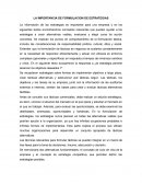 La importancia de formulacion de estrategias