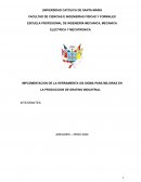 Implementacion de la herramienta Six Sigma para mejoras en la produccion de grating industrial
