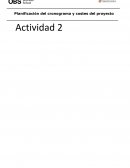 Planificación del cronograma y costes del proyecto
