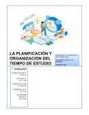Planificación y organización del tiempo del estudio